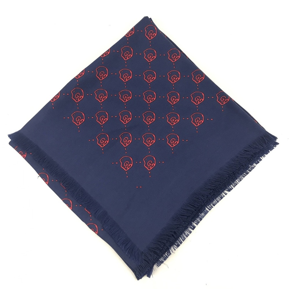 Gucci ghost gg hamlet scarf
